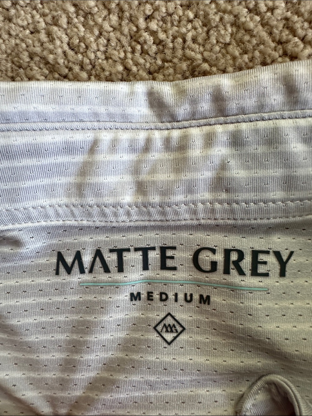 Matte Grey polo - Picture 5 of 8